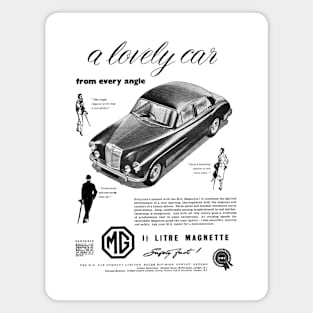 MG MAGNETTE - 1950s advert Magnet